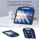 For iPad Pro 13 2024 Handle Kickstand Children EVA Shockproof Tablet Case(Navy Blue) - 2