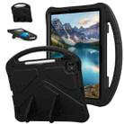 For iPad Pro 13 2024 EVA Shockproof Tablet Case with Holder(Black) - 1