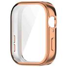 For Huawei Watch Fit 3 Full Coverage TPU Electroplated Watch Protective Case(Rose Gold) - 2