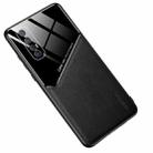 For OPPO Reno3 Pro All-inclusive Leather Organic Glass Phone Case(Black) - 1