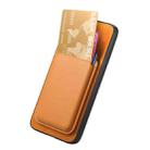 FOr OPPO Find X8 Pro Retro Magsafe Card Bag PU Back Cover Phone Case(Yellow) - 3