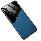 For Realme C33 All-inclusive Leather Organic Glass Phone Case(Blue) - 1