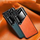 For Realme C20 All-inclusive Leather Organic Glass Phone Case(Red) - 2