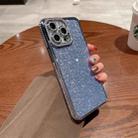 For iPhone 15 Pro Diamond Glitter TPU Phone Case(Blue) - 1