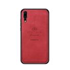 PINWUYO Shockproof Waterproof Full Coverage PC + TPU + Skin Protective Case for Huawei P20(Red) - 1