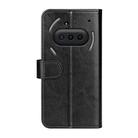 For Nothing Phone 3a R64 Texture Horizontal Flip Leather Phone Case(Black) - 3