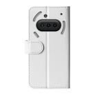 For Nothing Phone 3a R64 Texture Horizontal Flip Leather Phone Case(White) - 3