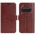 For Nothing Phone 3a R64 Texture Horizontal Flip Leather Phone Case(Brown) - 1