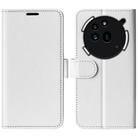 For Nothing Phone 3a Pro R64 Texture Horizontal Flip Leather Phone Case(White) - 1