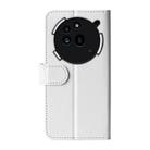 For Nothing Phone 3a Pro R64 Texture Horizontal Flip Leather Phone Case(White) - 3
