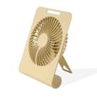 AR-13 Home Office Hanging Fan  Summer Cooler Silent Operation Desktop Fan(Yellow) - 1