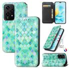 For Honor 200 Lite Global CaseNeo Colorful Magnetic Leather Phone Case(Emerald) - 1