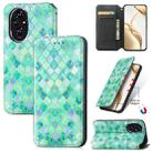 For Honor 200 CaseNeo Colorful Magnetic Leather Phone Case(Emerald) - 1