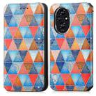 For Honor 200 Pro CaseNeo Colorful Magnetic Leather Phone Case(Rhombus Mandala) - 2