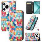 For Huawei Pura 70 CaseNeo Colorful Magnetic Leather Phone Case(Magic Space) - 1