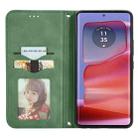 For Motorola Moto Edge 50 Ultra Retro Skin Feel Magnetic Flip Leather Phone Case(Green) - 3