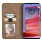 For Motorola Moto Edge 50 Ultra Retro Skin Feel Magnetic Flip Leather Phone Case(Brown) - 3