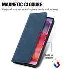 For Motorola Moto Edge 50 Ultra Retro Skin Feel Magnetic Flip Leather Phone Case(Blue) - 2