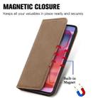 For Motorola Moto Edge 50 Fusion Retro Skin Feel Magnetic Flip Leather Phone Case(Brown) - 2