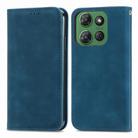 For Motorola Moto G Power 2025 Retro Skin Feel Magnetic Flip Leather Phone Case(Blue) - 2