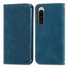 For Sony Xperia 5 VI Retro Skin Feel Magnetic Leather Phone Case(Blue) - 1
