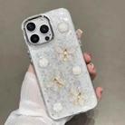 For iPhone 14 Pro Max Glitter 3D Butterfly TPU Phone Case(Gold) - 1