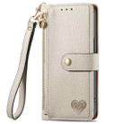 For ZTE Nubia S 5G Love Zipper Lanyard Leather Phone Case(Gray) - 2
