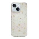 For iPhone 15 Plus Moon Star Shell Glitter Epoxy TPU Phone Case(Transparent) - 1