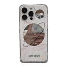 For iPhone 15 Pro Max Color Painted Mirror Phone Case(Starry sky mirror) - 1