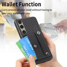 For Sony Xperia 5 VI Wristband Kickstand Card Wallet Back Cover Phone Case with Tool Knife(Black) - 2