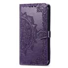 For Sony Xperia 10 VI Mandala Flower Embossed Leather Phone Case(Purple) - 2