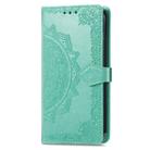 For Sony Xperia 10 VI Mandala Flower Embossed Leather Phone Case(Green) - 2