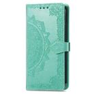 For ZTE Blade A34 Mandala Flower Embossed Leather Phone Case(Green) - 2