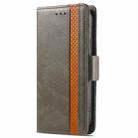 For Motorola Edge 50 Pro  CaseNeo Splicing Dual Magnetic Buckle Leather Phone Case(Gray) - 2