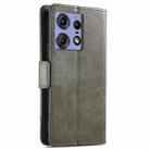 For Motorola Edge 50 Pro  CaseNeo Splicing Dual Magnetic Buckle Leather Phone Case(Gray) - 3