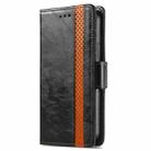 For Motorola Edge 50 Fusion CaseNeo Splicing Dual Magnetic Buckle Leather Phone Case(Black) - 2