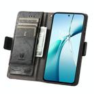 For Motorola Moto G Power 2025 CaseNeo Splicing Dual Magnetic Buckle Leather Phone Case(Black) - 3