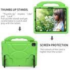 For iPad Pro 13 2024 Children EVA Shockproof Tablet Case with Thumb Bracket(Green) - 2