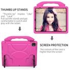 For iPad Air 13 2024 Children EVA Shockproof Tablet Case with Thumb Bracket(RoseRed) - 2