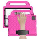 For iPad Air 11 2024 Diamond Series EVA Shockproof Sleeve Tablet Case(RoseRed) - 2