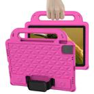 For iPad Air 11 2024 Diamond Series EVA Shockproof Sleeve Tablet Case(RoseRed) - 3