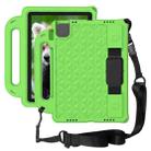 For iPad Air 11 2024 Diamond Series EVA Shockproof Sleeve Tablet Case(Green) - 1