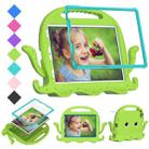 For iPad Air 11 2024 Octopus Style EVA Hybrid PC Shockproof Tablet Case with Strap(Grass Green) - 1