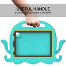 For iPad Air 11 2024 Octopus Style EVA Hybrid PC Shockproof Tablet Case with Strap(Glacial Green) - 3