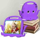 For iPad Pro 11 2024 Octopus Style EVA Hybrid PC Shockproof Tablet Case with Strap(Purple) - 2