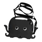 For iPad Pro 11 2024 Octopus Style EVA Hybrid PC Shockproof Tablet Case with Strap(Black) - 3