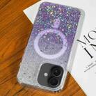 For iPhone 16 Plus Gradient Glitter Starry MagSafe Phone Case(Gradient Purple) - 1