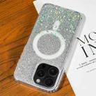 For iPhone 16 Pro Max Gradient Glitter Starry MagSafe Phone Case(Gradient Silver) - 1