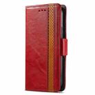 For Sony Xperia 1 VI CaseNeo Splicing Dual Magnetic Buckle Leather Phone Case(Red) - 2