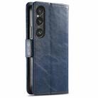 For Sony Xperia 5 VI CaseNeo Splicing Dual Magnetic Buckle Leather Phone Case(Blue) - 3